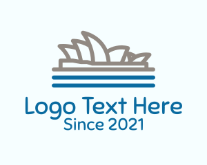 Landmark - Sydney Opera House logo design