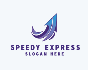 Express - Express Arrow Send logo design