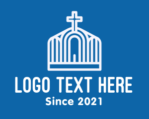 Ministry - Minimalist Parish Church logo design