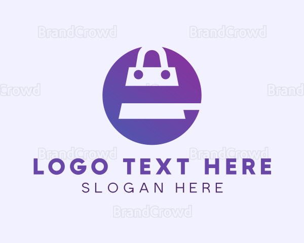 Online Shopping Bag Logo