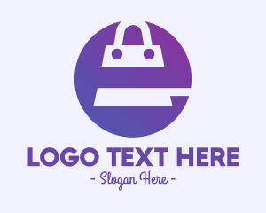 Comma - Online Shopping Bag logo design