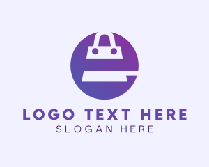 Digital Marketing - Online Shopping Bag logo design