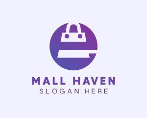 Online Shopping Bag logo design