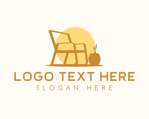 Home Staging - Chair Seat  Furniture logo design