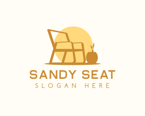 Chair Seat  Furniture logo design