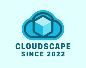 Cloud Database Storage logo design