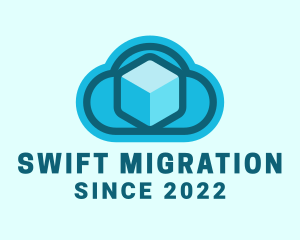 Cloud Database Storage logo design