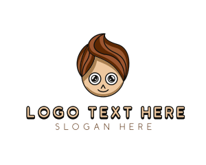 Stylish Cartoon Boy Logo