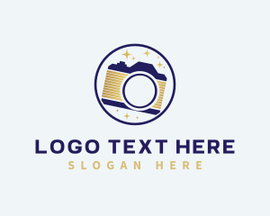 Vlogger - Gallery Camera Photograph logo design
