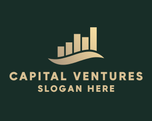 Capital - Finance Chart Analytics logo design