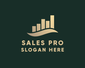 Sales - Finance Chart Analytics logo design