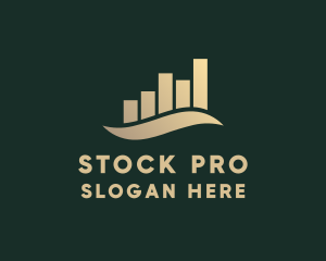 Stock - Finance Chart Analytics logo design