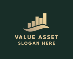 Asset - Finance Chart Analytics logo design