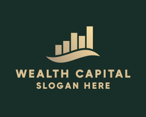 Capital - Finance Chart Analytics logo design