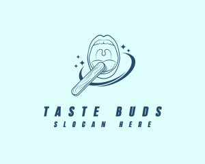 Dental Tongue Depressor logo design