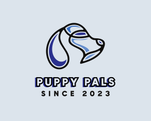 Dog Head Puppy logo design
