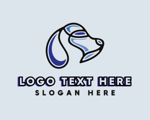 Dog Head Puppy Logo