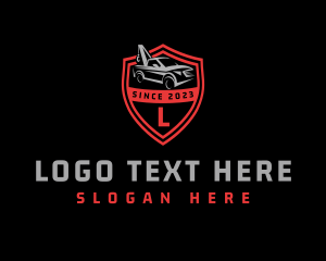 Badge - Pickup Truck Crane logo design