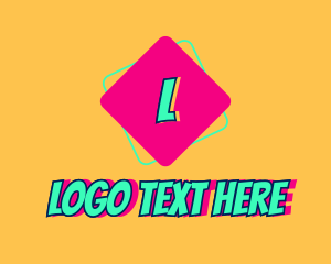 Comic - Bright Retro Comic Letter logo design