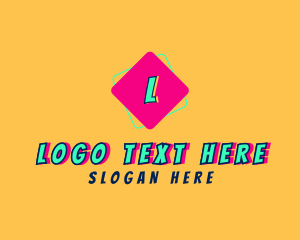 Retro Comic Brand Logo