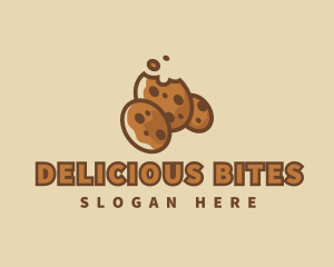 Delicious Cookie Bite logo design