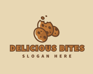 Tasty - Delicious Cookie Bite logo design