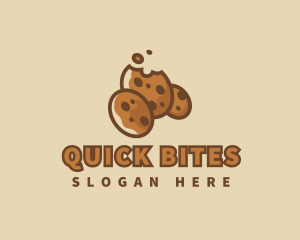 Delicious Cookie Bite logo design