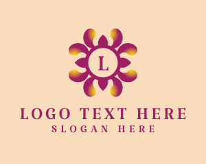 Elegant Floral Brand logo design