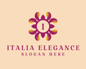 Elegant Floral Brand logo design