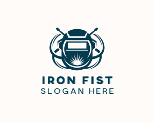 Industrial Fabrication Welder logo design