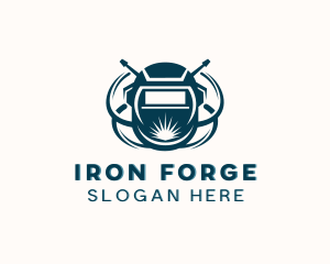 Industrial Fabrication Welder logo design