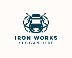 Industrial Fabrication Welder logo design