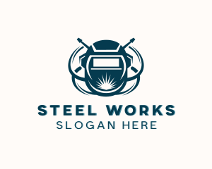 Industrial Fabrication Welder logo design