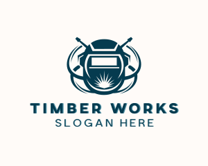 Industrial Fabrication Welder logo design