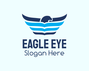 Winged Eagle Book logo design