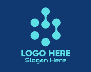 Blue Tech Company Logo