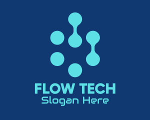 Blue Tech Company logo design