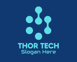 Blue Tech Company logo design