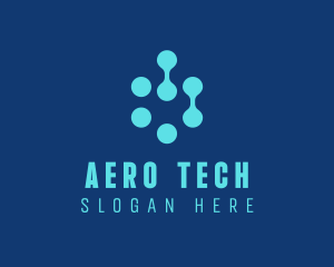 Blue Tech Company logo design