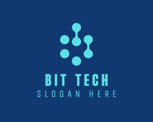 Blue Tech Company logo design