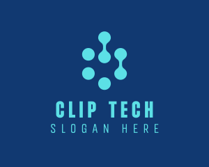 Blue Tech Company logo design