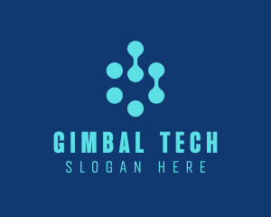 Blue Tech Company logo design