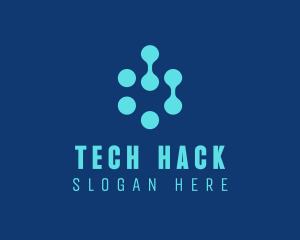 Blue Tech Company logo design