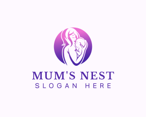Mum - Infant Baby Mother logo design
