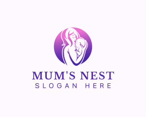 Infant Baby Mother logo design