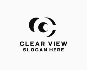 Vision - Optical Lens Vision logo design