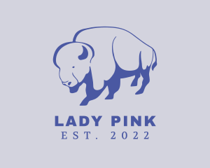 Wild - Farm Bison Livestock logo design