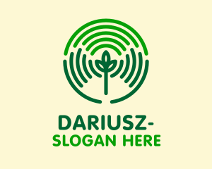 Agriculturist - Farmer Hands Plant logo design