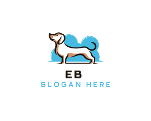Dachshund Pet Dog Logo