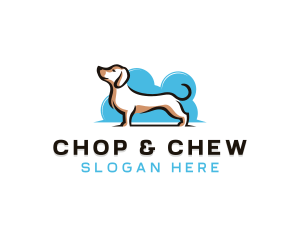 Dachshund Pet Dog Logo